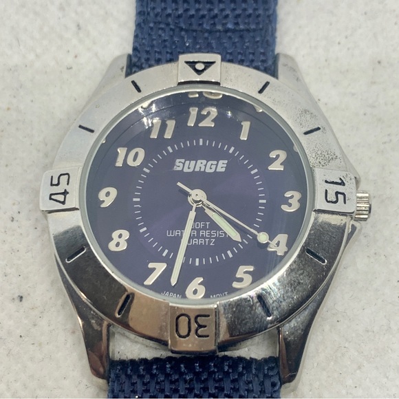 SURGE By Advance Men’s Quartz Wristwatch Nylon Band Japan Movement Working - Picture 13 of 16